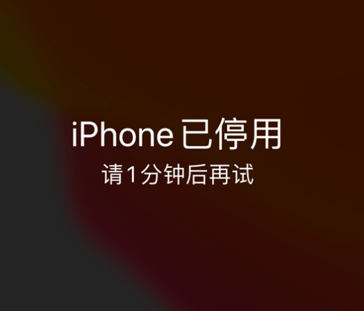 灌阳苹果手机维修分享:iPhone 显示“不可用”或“已停用”怎么办？还能保留数据吗？ 