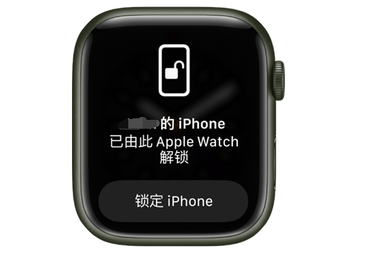 灌阳苹果手机维修分享用 AppleWatch 解锁配备面容 ID 的 iPhone方法 