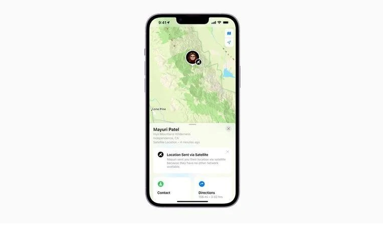 灌阳苹果14维修分享iPhone14系列中 FindMy功能通过卫星分享位置方法教程 