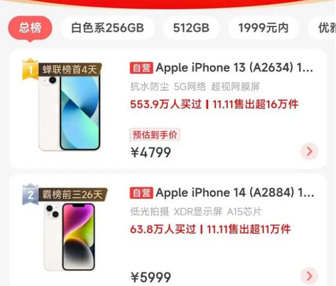 灌阳苹果14维修分享iPhone14配置不如同价位的安卓还能大卖 