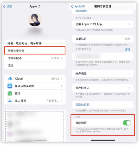 灌阳苹果手机维修分享iOS 16 自动验证功能开启方法 