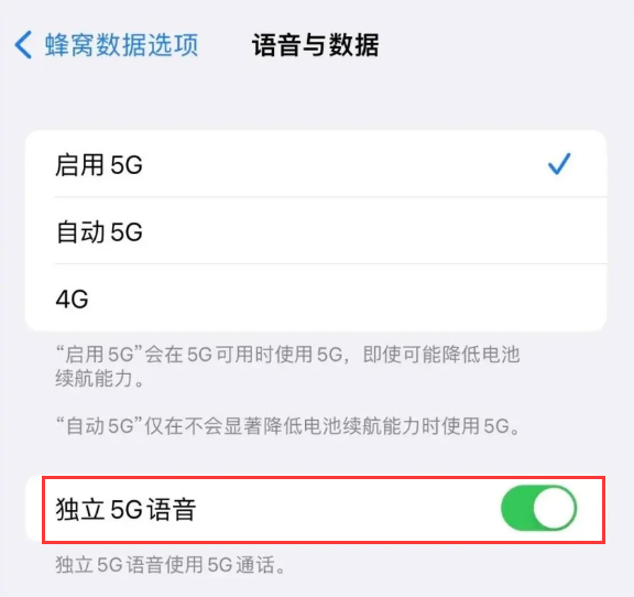 灌阳苹果14维修分享iPhone 14 Pro如何开启VoNR 