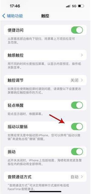 灌阳苹果手机维修分享iPhone手机如何设置摇一摇删除文字 